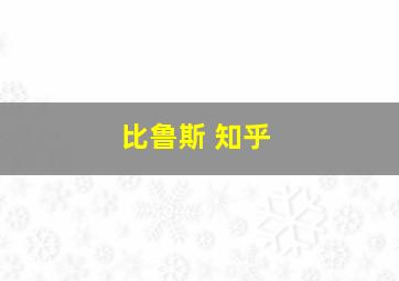 比鲁斯 知乎